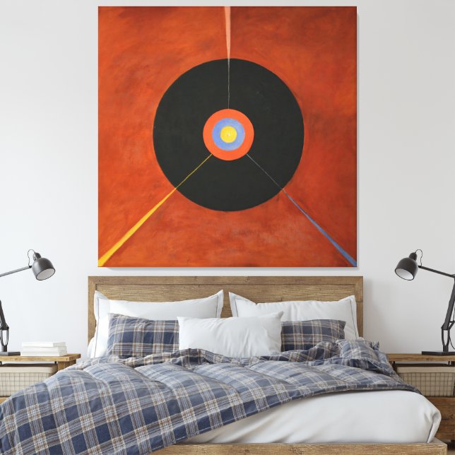 Impressão Em Tela Hilma af Klint - The Swan, No. 18  (Insitu(Quarto))