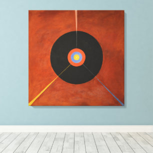 Impressão Em Tela Hilma Af Klint, The Swan No.18, Abstrato Art