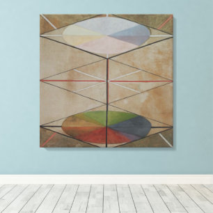 Impressão Em Tela Hilma Af Klint, The Swan No.23, Abstrato Art