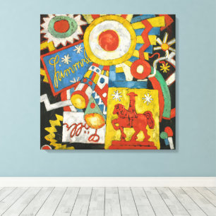 Impressão Em Tela Himmel de Marsden Hartley, Expressionismo de Vinta