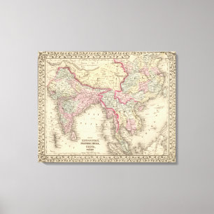 Impressão Em Tela Hindoostan, India mais distante, China, Tibet 2