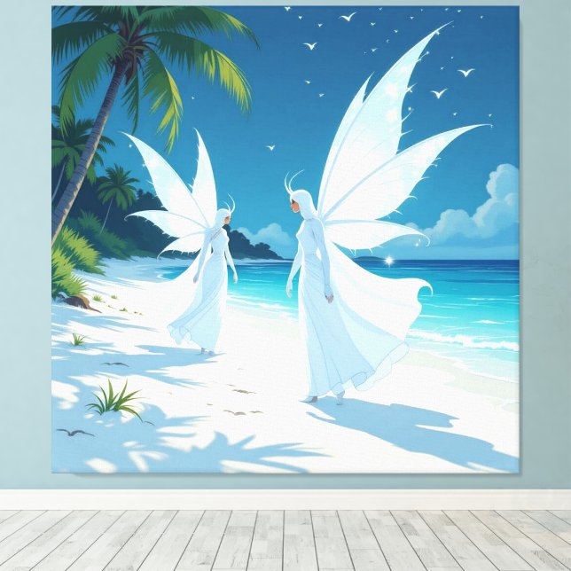 Impressão Em Tela „Hinter der Eismauer – Das verborgene Reich“ (Insitu(piso de madeira))