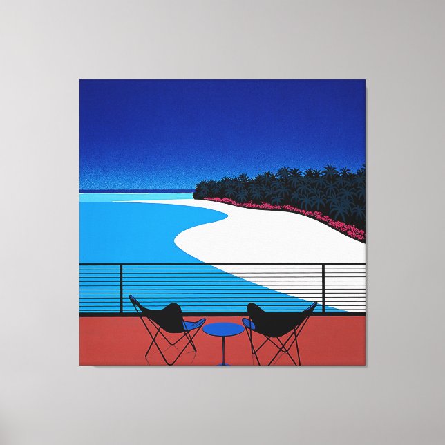 Impressão Em Tela hiroshi nagai (Frente)