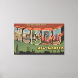 Impressão Em Tela Hobbs, New mexico - grandes cenas da letra