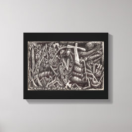 Impressão Em Tela "Hoje à noite, você vai queimar!"