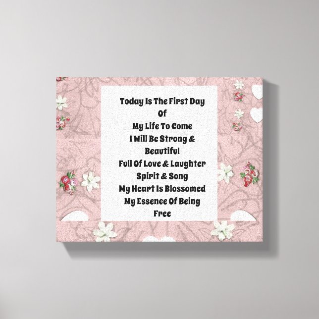 Impressão Em Tela Hoje É (Frente)