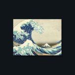 Impressão Em Tela Hokusai é a onda de Excelentes de Kanagawa<br><div class="desc">c. 1829-32,  madeira colorida,  Katsushika Hokusai (~31 de outubro de 1760 - 10 de maio de 1849) era um artista japonês,  pintor ukiyo-e e pintor do período Edo.</div>