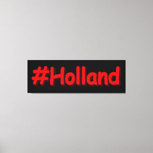 Impressão Em Tela "#Holland" Design. Comprar Agora