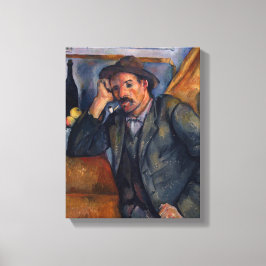 Impressão Em Tela Homem com Cachimbo - Paul Cezanne - c1890