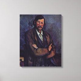 Impressão Em Tela Homem de Braços Cruzados - Paul Cezanne - c1866