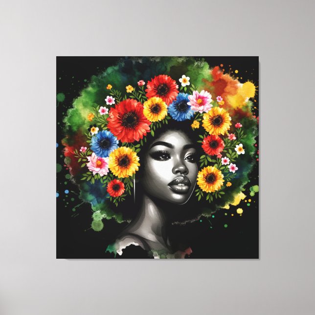 Impressão Em Tela Homens Melanin Homens História Negra Crianças (Frente)