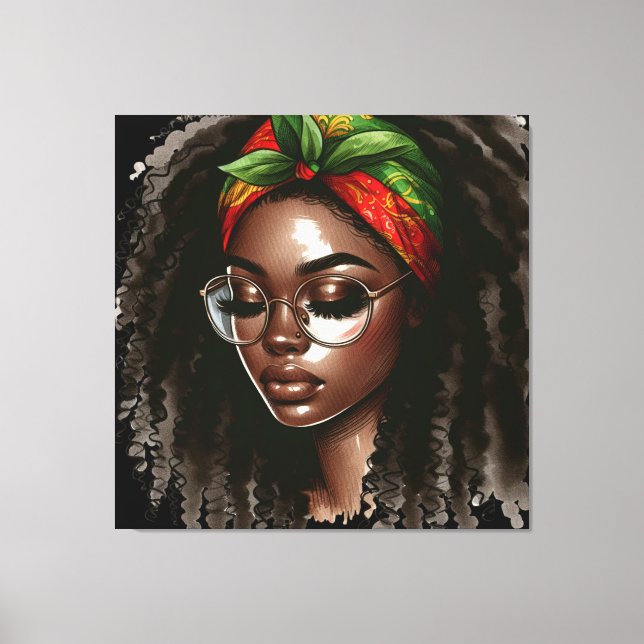 Impressão Em Tela Homens Melanin Homens História Negra Crianças (Frente)