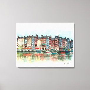 Impressão Em Tela Honfleur