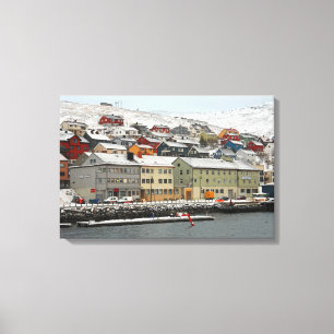 Impressão Em Tela Honningsvåg, Noruega
