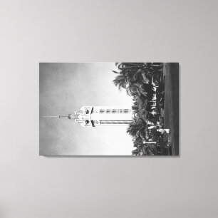 Impressão Em Tela Honolulu, Havaí - A Fotografia da Torre Aloha