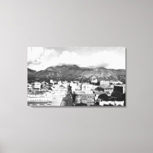 Impressão Em Tela Honolulu, Hawaii City View da Torre Aloha