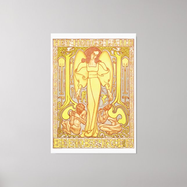 Impressão Em Tela Hoogeland Beekbergen 1896 Jan Toorop (Frente)