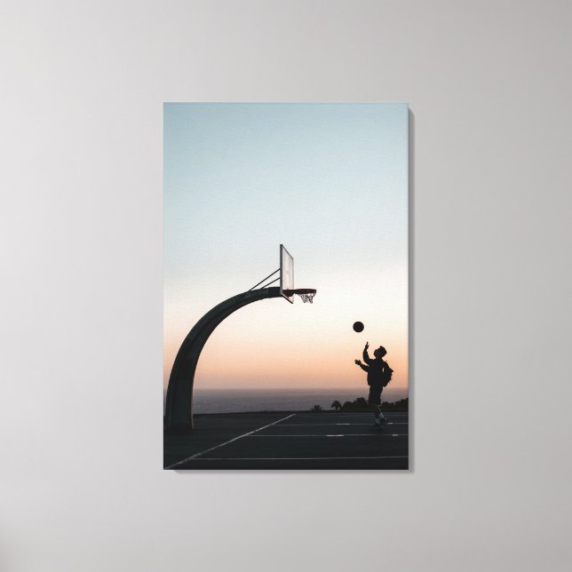 Impressão Em Tela Hoop de basquete incrível (Frente)