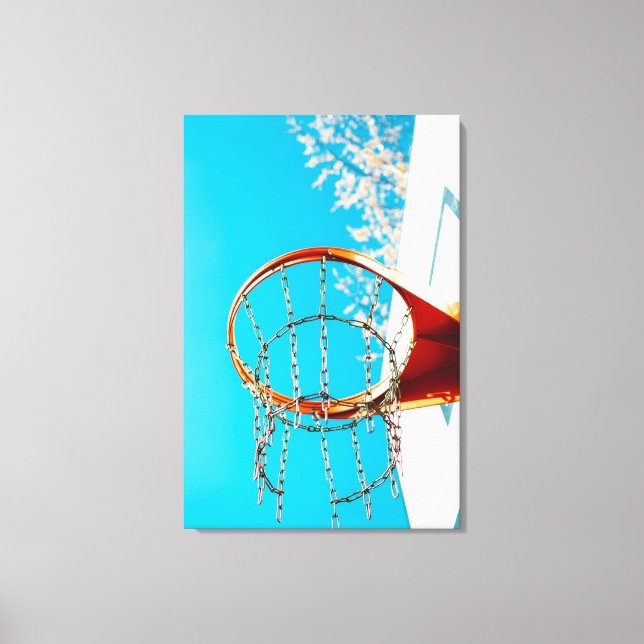 Impressão Em Tela Hoop de basquetebol (Frente)
