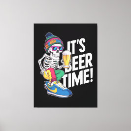 Impressão Em Tela Hora da Cerveja