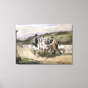 Impressão Em Tela Horace Vernet e suas crianças