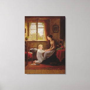 Impressão Em Tela Horas de dormir, 1890 (óleo no painel)