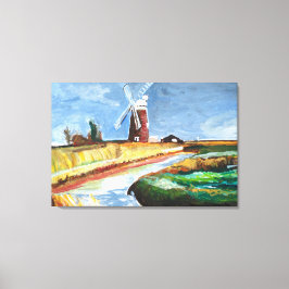 Impressão Em Tela Horsey Windpump