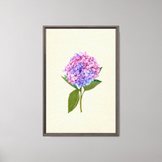Impressão Em Tela Hortênsia Vintage