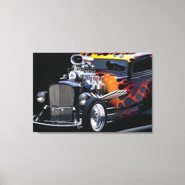 Impressão Em Tela Hot rod (Frente)