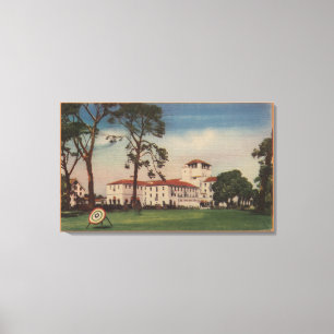 Impressão Em Tela Hotel Del Monte e gramado do tiro ao arco -