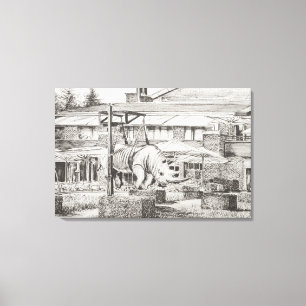 Impressão Em Tela Hotel do "reserva" Genebra La. 2010