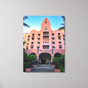 Impressão Em Tela Hotel Real Hawaiian