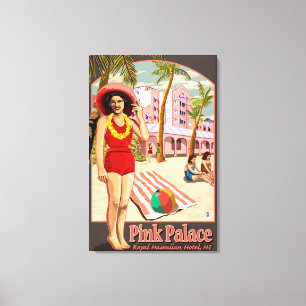 Impressão Em Tela Hotel Real Hawaiian no Havaí