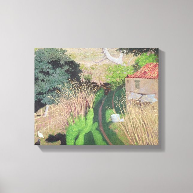 Impressão Em Tela House and Reeds, c.1921-24 (Frente)