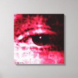 Impressão Em Tela "How Ela Vê It", por Aleta ~ 18x18 Digital Collage