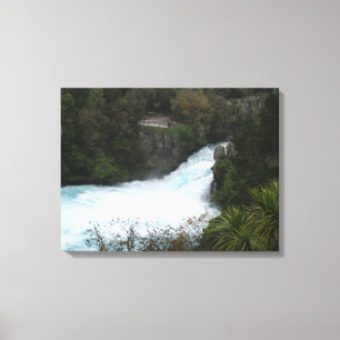 Impressão Em Tela Huka Falls perto do lago Taupo, Nova Zelândia