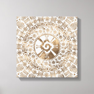 Impressão Em Tela Hunab Ku Pastel Gold #2