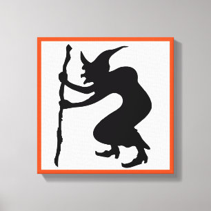 IMPRESSÃO EM TELA HUNCHBACK HALLOWEEN WITCH
