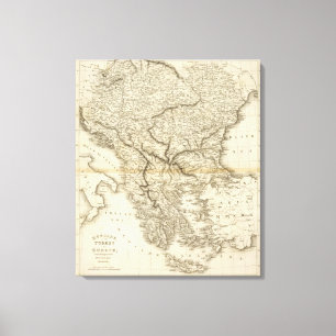 Impressão Em Tela Hungria, europeu Turquia