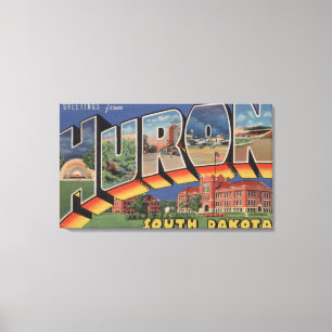 Impressão Em Tela Huron, South Dakota - grandes cenas da letra