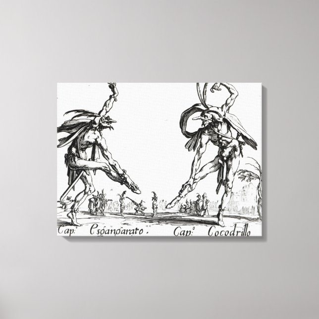 Impressão Em Tela I Balli de Spessanei ou Le Grande Chasse (Frente)