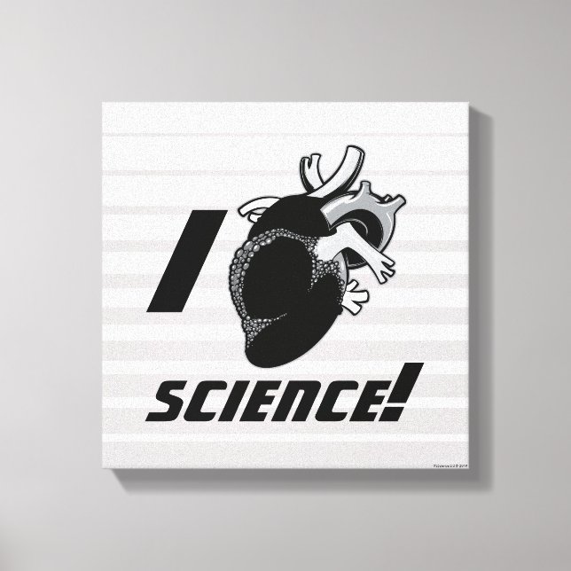Impressão Em Tela I (Coração Anatômico) Ciência (Frente)