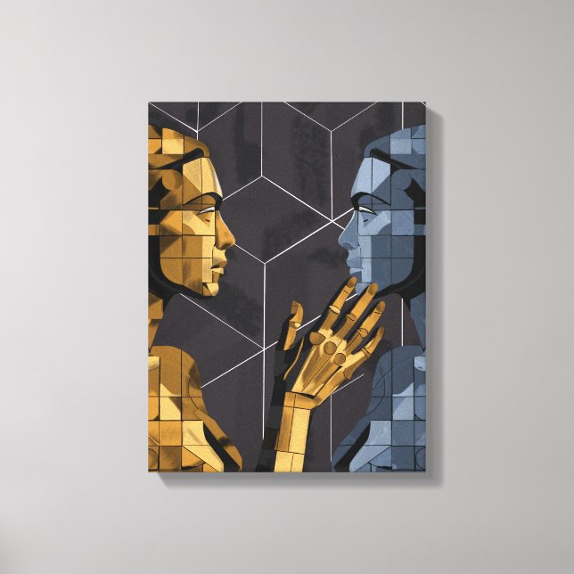 Impressão Em Tela I Saw Myself II B – Self Recognition Art (Frente)