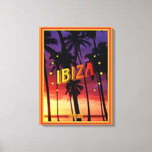 Impressão Em Tela Ibiza, Espanha, cartaz, cartaz de verão