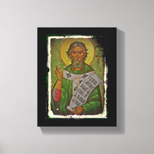 Impressão Em Tela Ícone de São Patrick em Verde