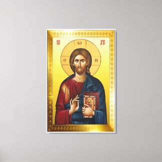 Impressão Em Tela ícone ortodoxo de Jesus Cristo