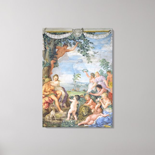 Impressão Em Tela Idade do Ouro (fresco) (Frente)