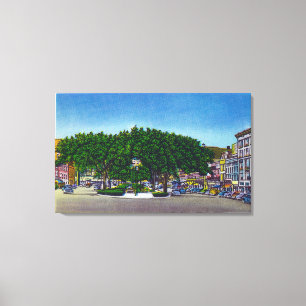 Impressão Em Tela Ideia da praça pública # 2