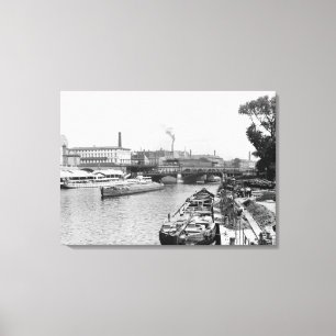 Impressão Em Tela Ideia da série do rio, Berlim, c.1910