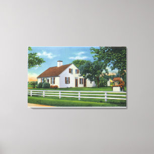 Impressão Em Tela Ideia de uma casa velha de Cape Cod